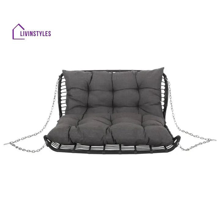 Edris Double Seater Hanging Swing Without Stand For Balcony Garden Swing - Swings