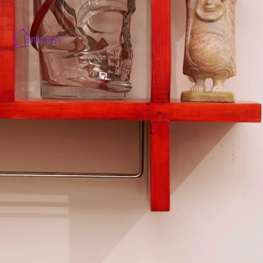Eduard Wooden Wine Rack - Red Bar Furniture
