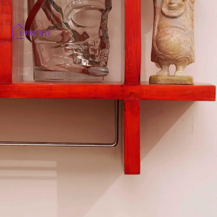 Eduard Wooden Wine Rack - Red Bar Furniture