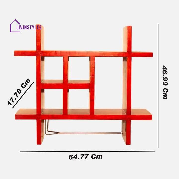 Eduard Wooden Wine Rack - Red Bar Furniture