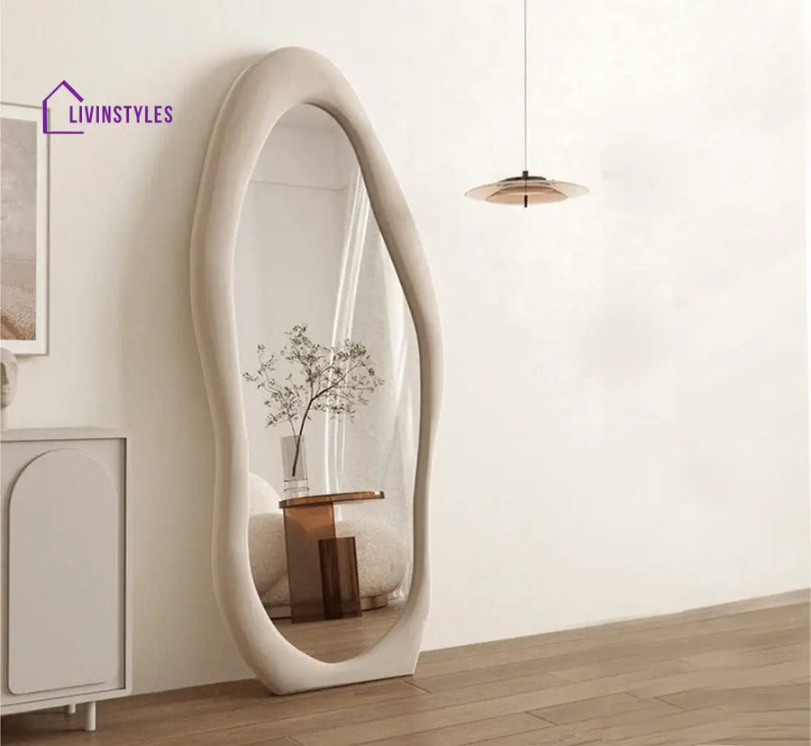 Eesha Arth Upholstered 5.5FT Floor Mirror Mirrors