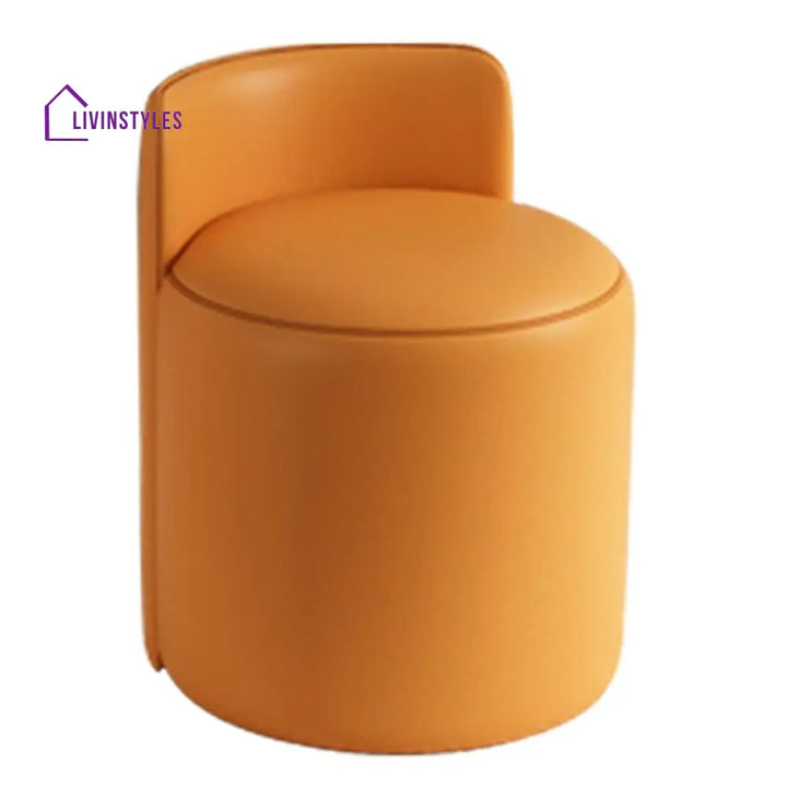 Eesha Living Room Ottoman | Faux Leather Fabric