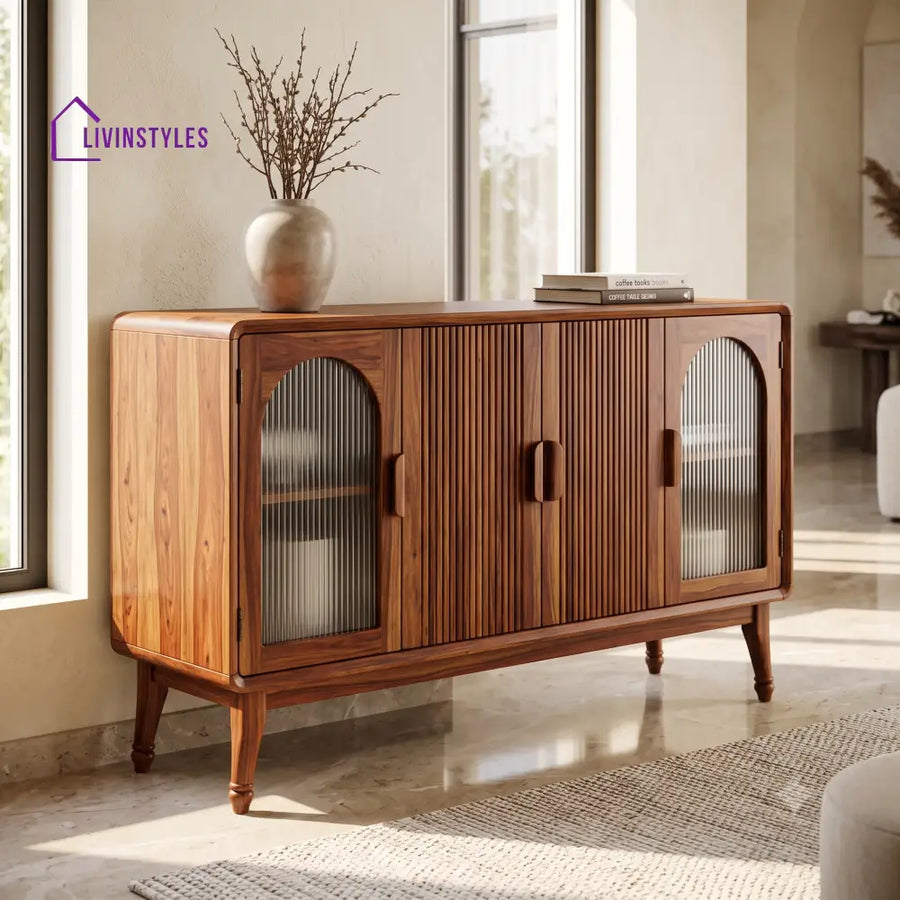 Eesha Premium Sheesham Wood Sideboard and Cabinet for Living Room