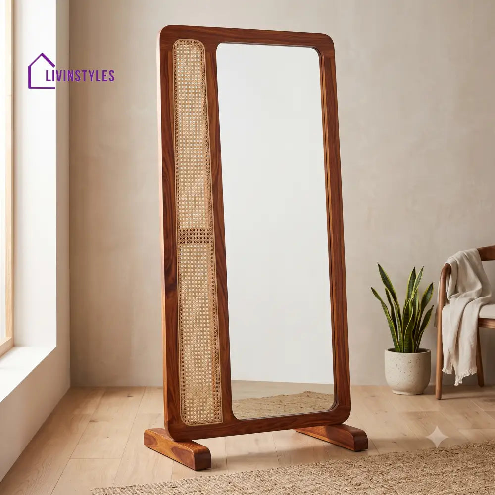 Eesha Wooden Full Length Mirror for Bedroom & Living Room