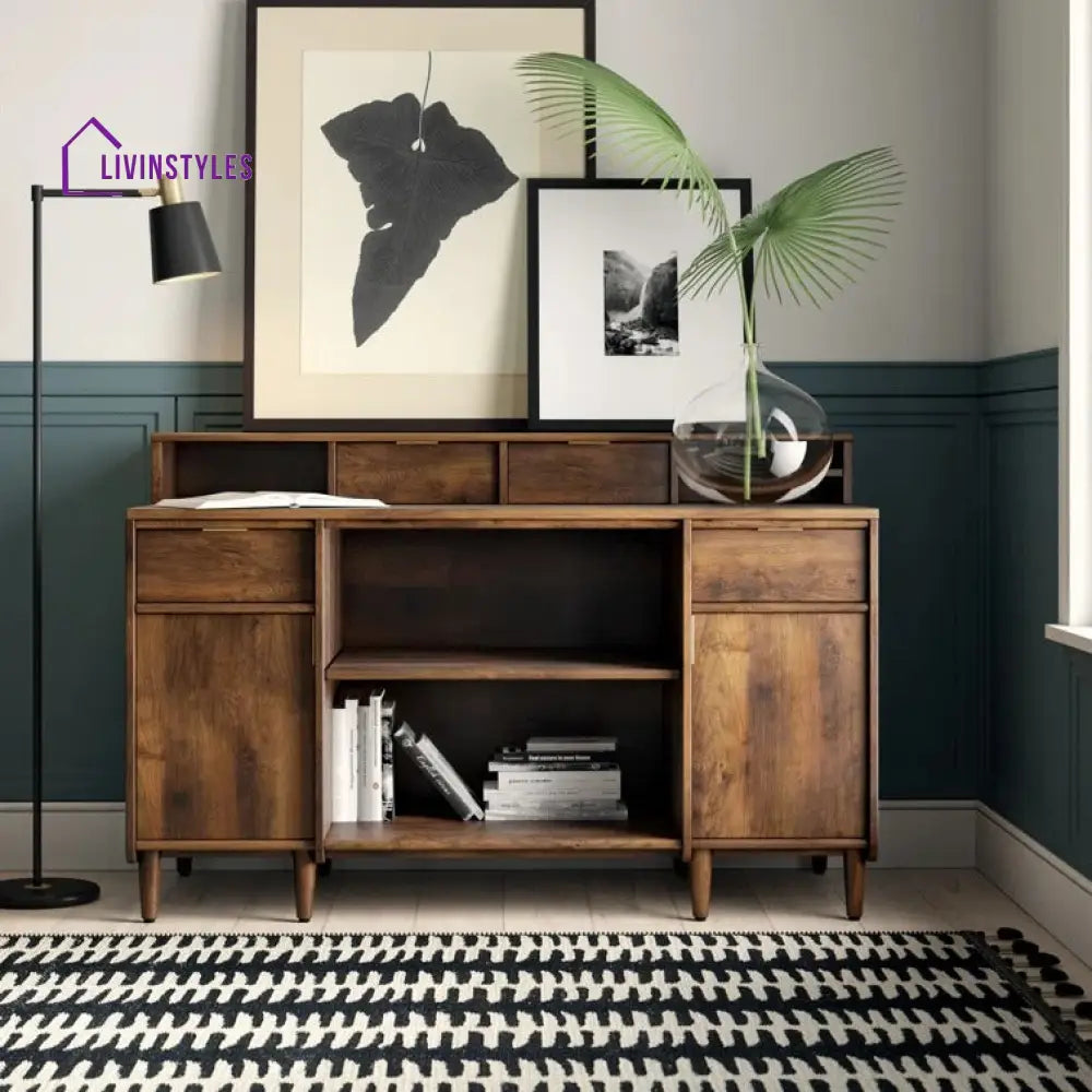 Egor Solid Wood Study Table for Students