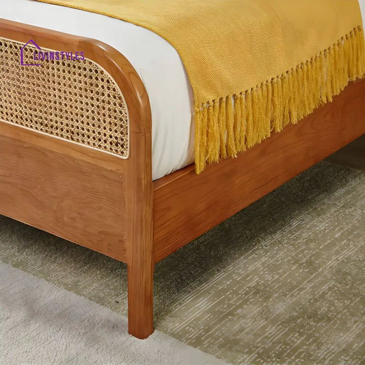 Ehan Solid Wood Bed Without Storage