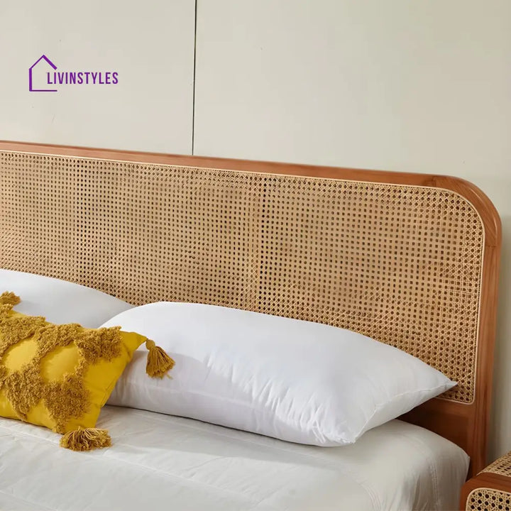 Ehan Solid Wood Bed Without Storage