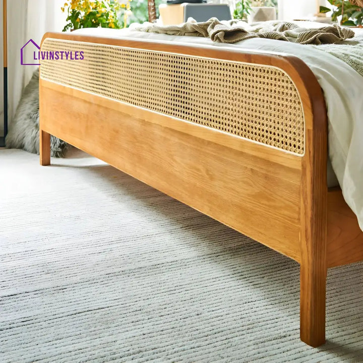 Ehan Solid Wood Bed Without Storage