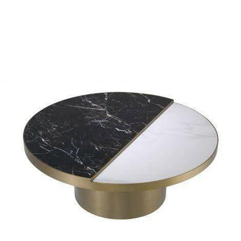 Ritika Double Marble Top Coffee Table For Living Room