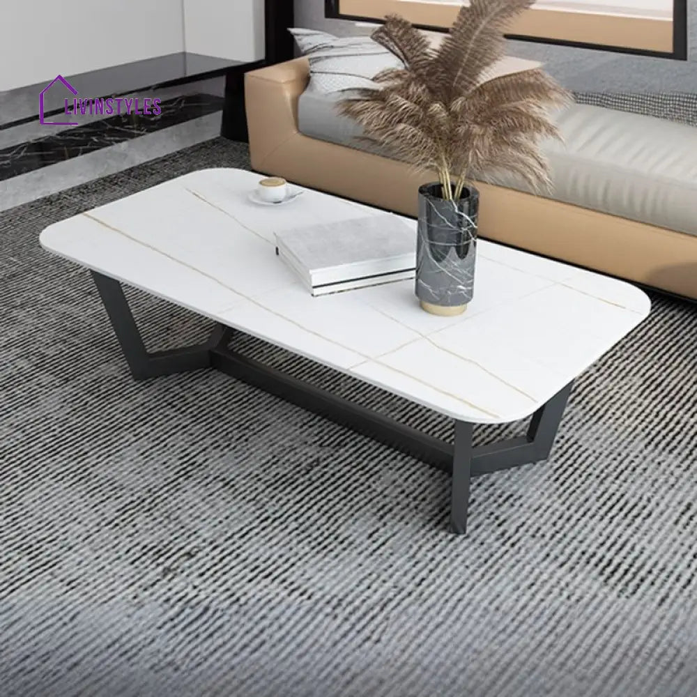 Ekansh Stainless Steel Coffee Table for Living Room