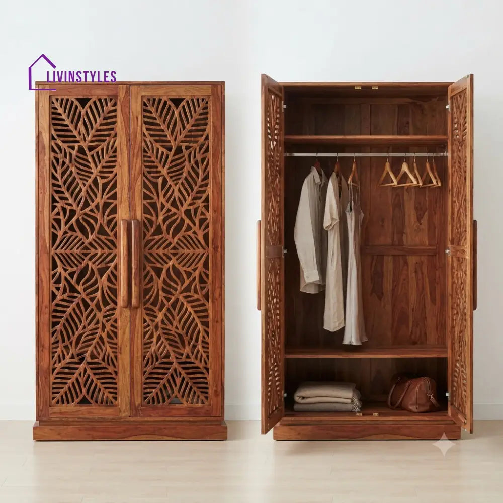 Ekanshi Wooden Wardrobe for Clothes | Cupboard for Clothes