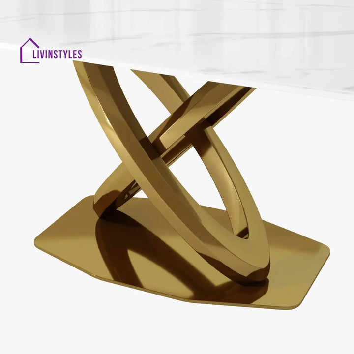 Ekaterina 7 PCS Modern Luxe Glossy kitchen Dining Table Sets