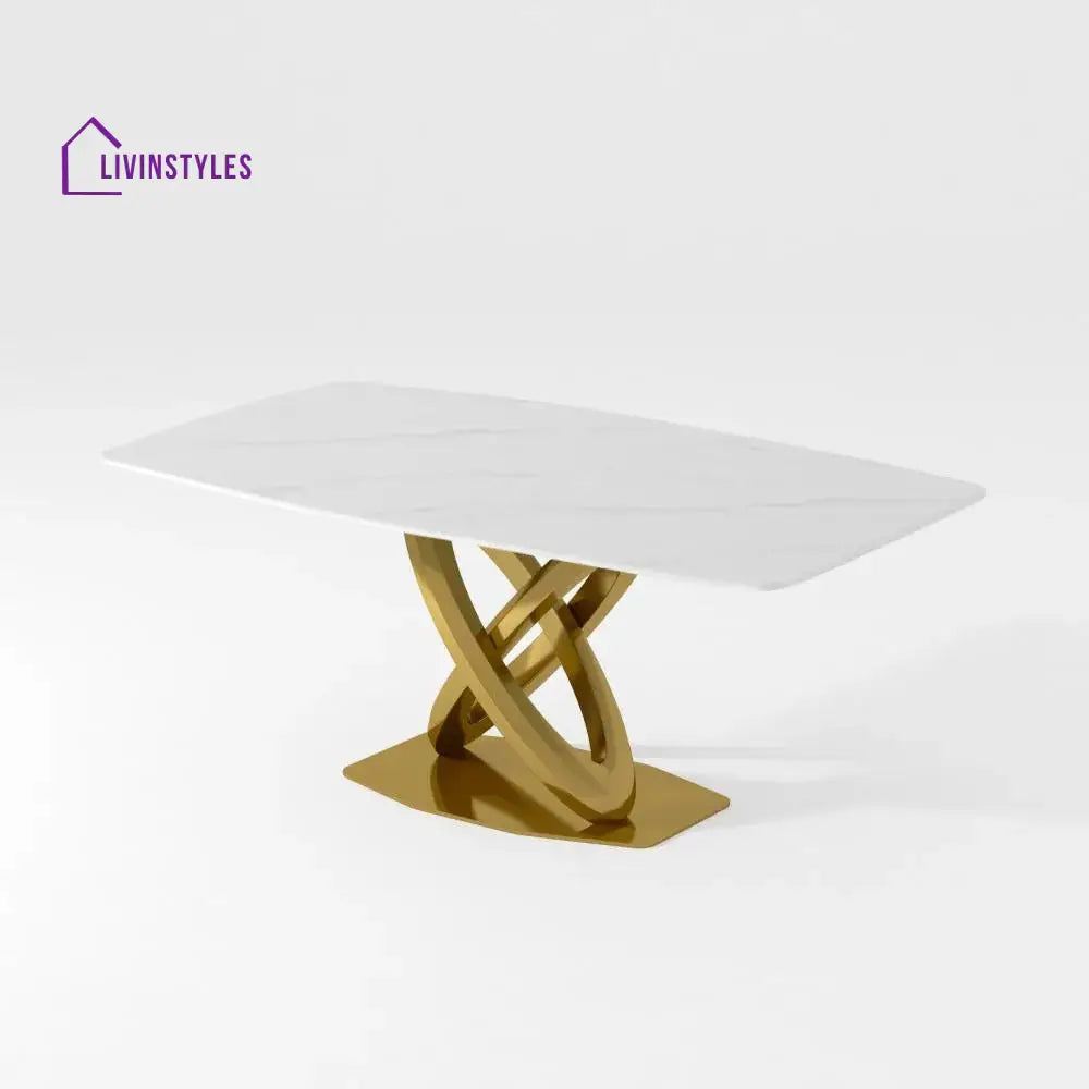Ekaterina 7 PCS Modern Luxe Glossy kitchen Dining Table Sets