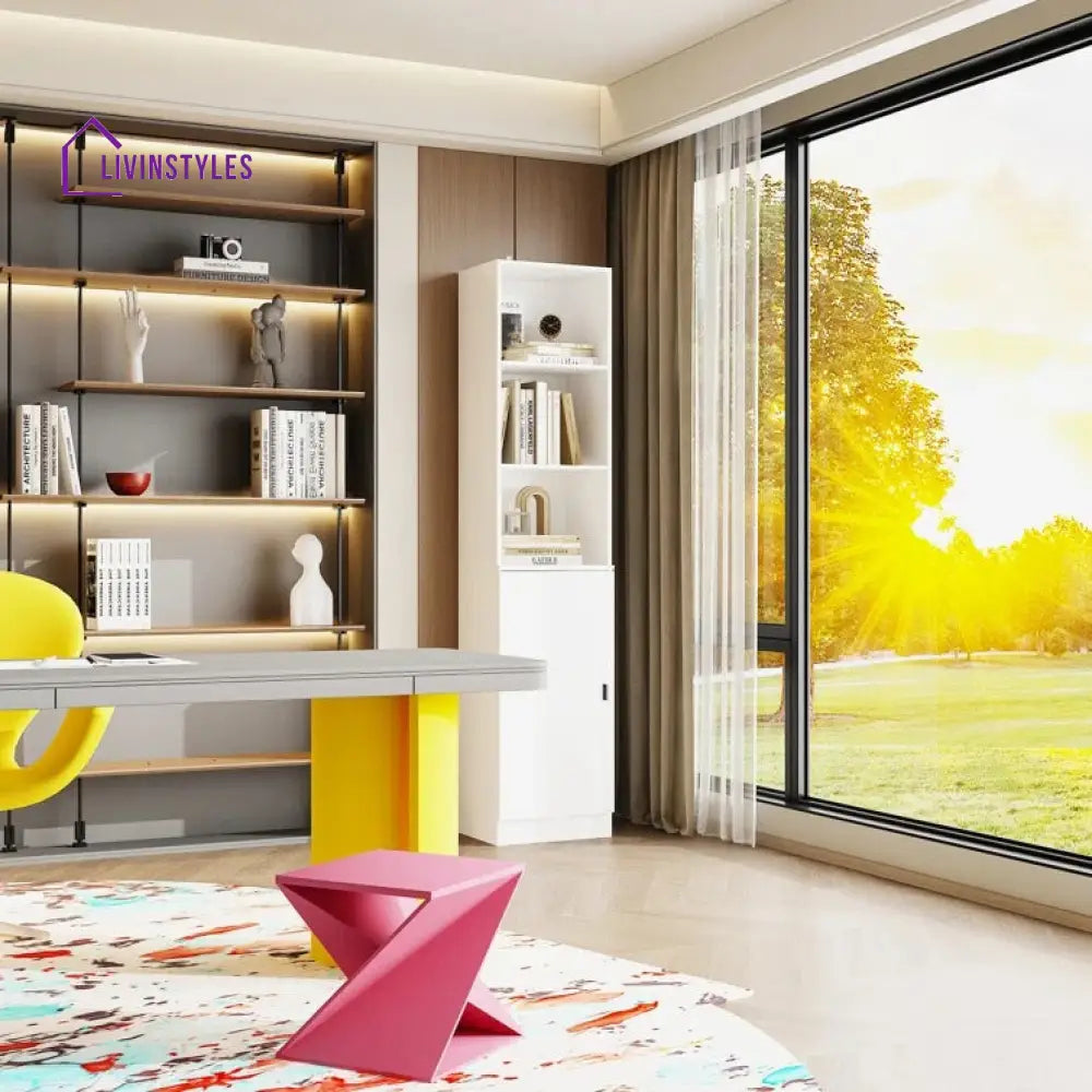 Ekaterina Engineered Wood Bookshelves | Bookshelf for Living Room | Bedroom | Drawing Room | Study Room