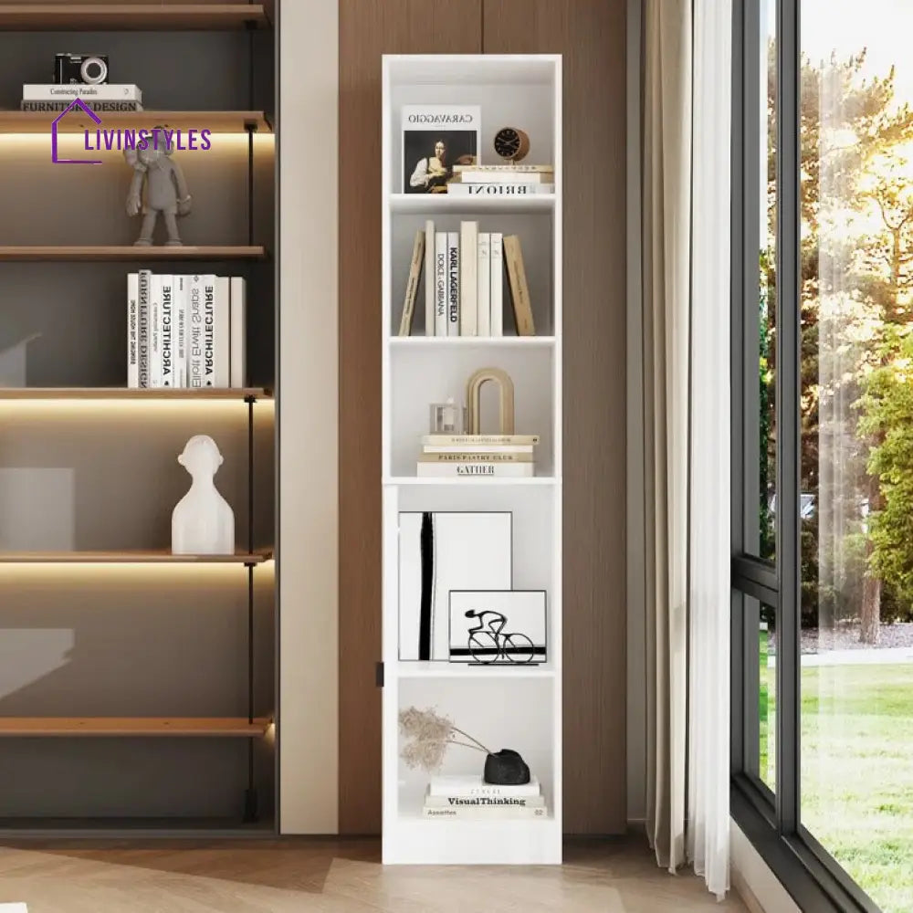 Ekaterina Engineered Wood Bookshelves | Bookshelf for Living Room | Bedroom | Drawing Room | Study Room