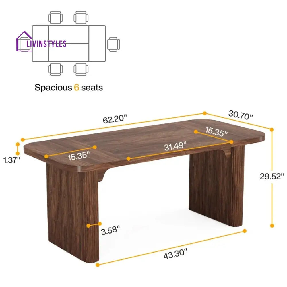 Ekaterina Solid Wood Study Table for Students