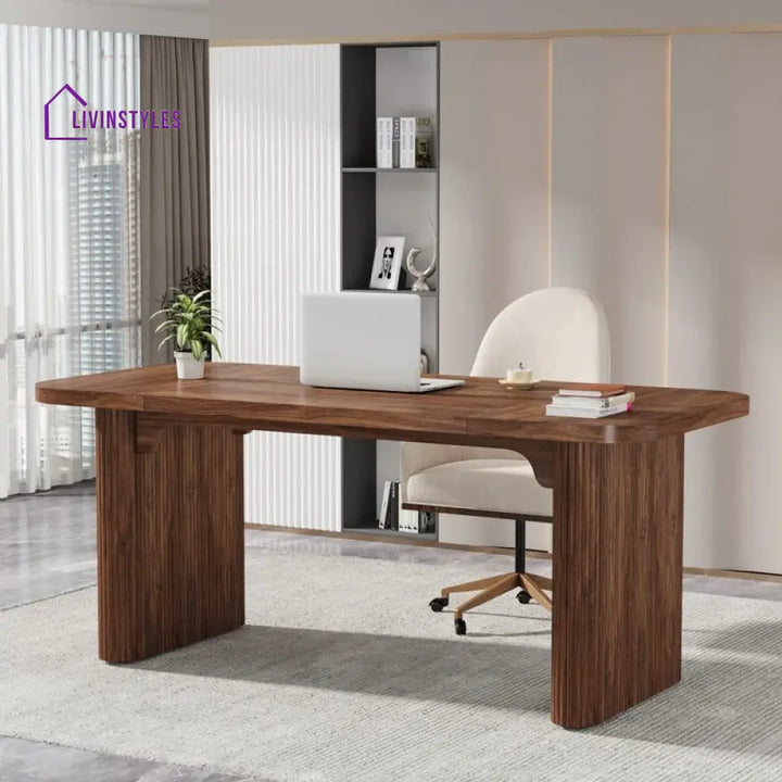 Ekaterina Solid Wood Study Table for Students