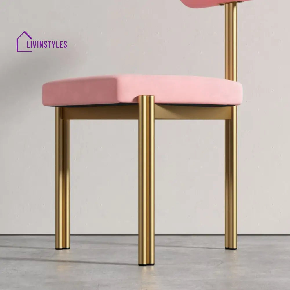 Ekisha Metal Dining Chair | Stainless Steel - Single Chair