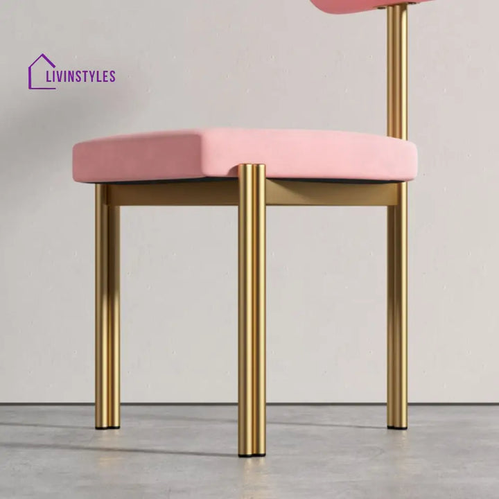 Ekisha Metal Dining Chair | Stainless Steel - Single Chair