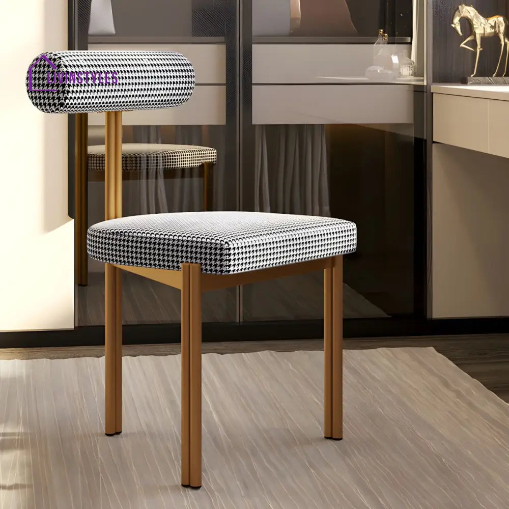 Ekisha Metal Dining Chair | Stainless Steel - Single Chair