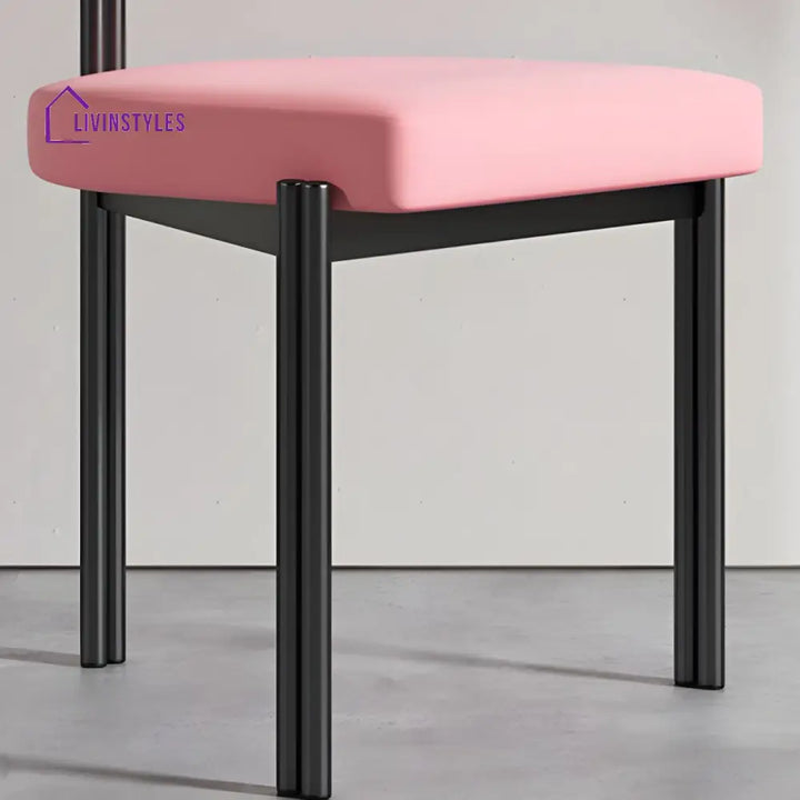 Ekisha Metal Dining Chair | Stainless Steel - Single Chair