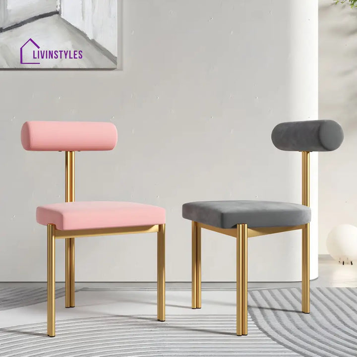 Ekisha Metal Dining Chair | Stainless Steel - Single Chair