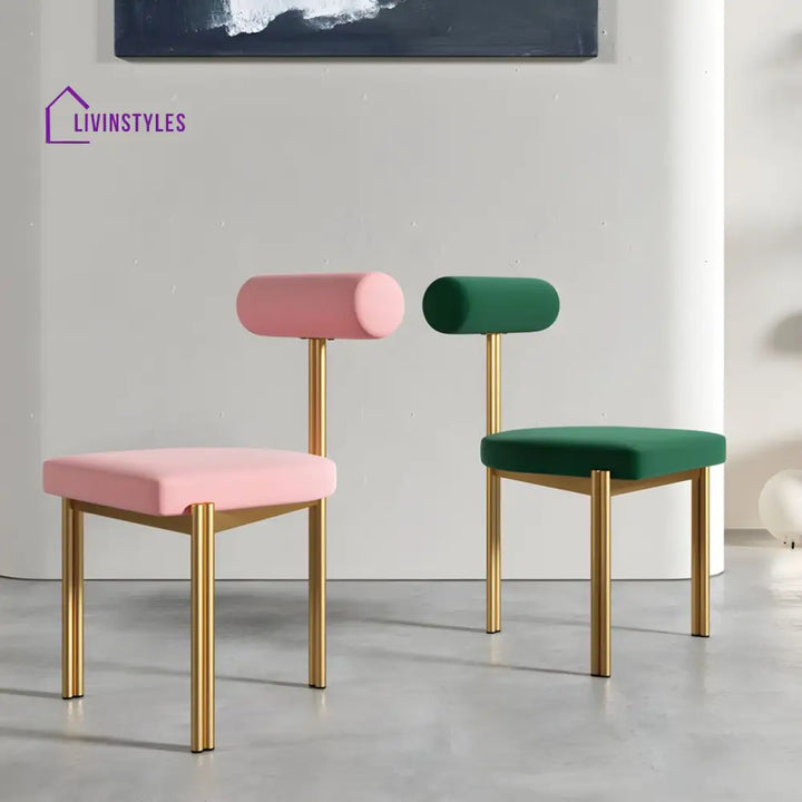 Ekisha Metal Dining Chair | Stainless Steel - Single Chair