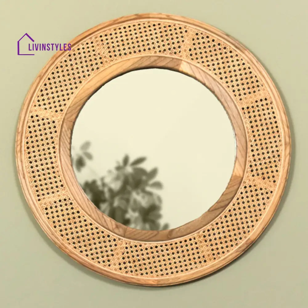 Ekisha Rattan Mirror Round