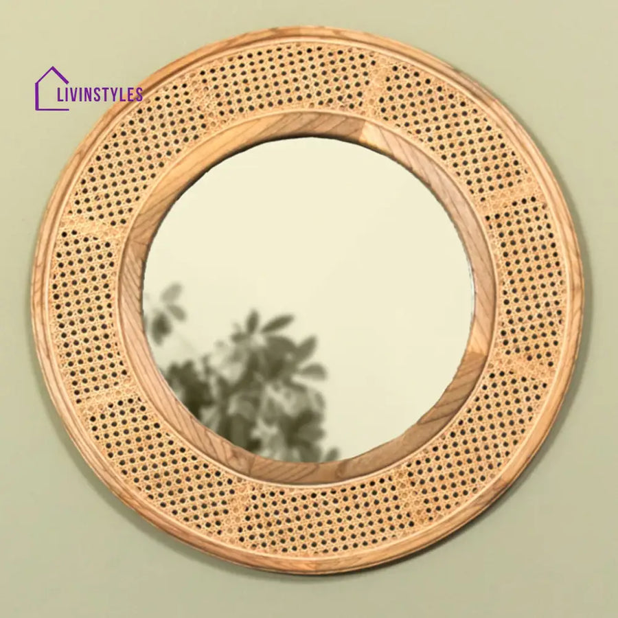 Ekisha Rattan Mirror Round