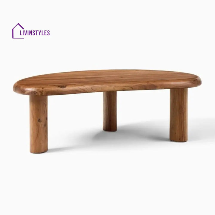 Ekisha Solid Wood Coffee Table for Living Room