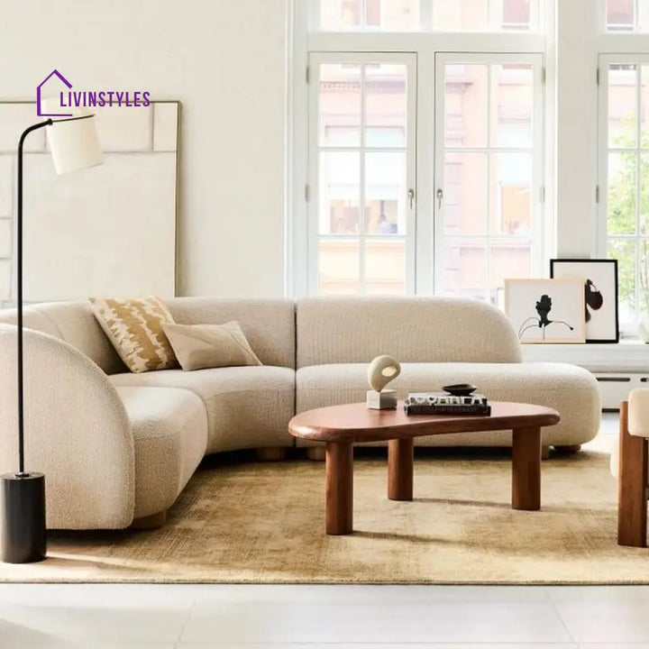 Ekisha Solid Wood Coffee Table for Living Room