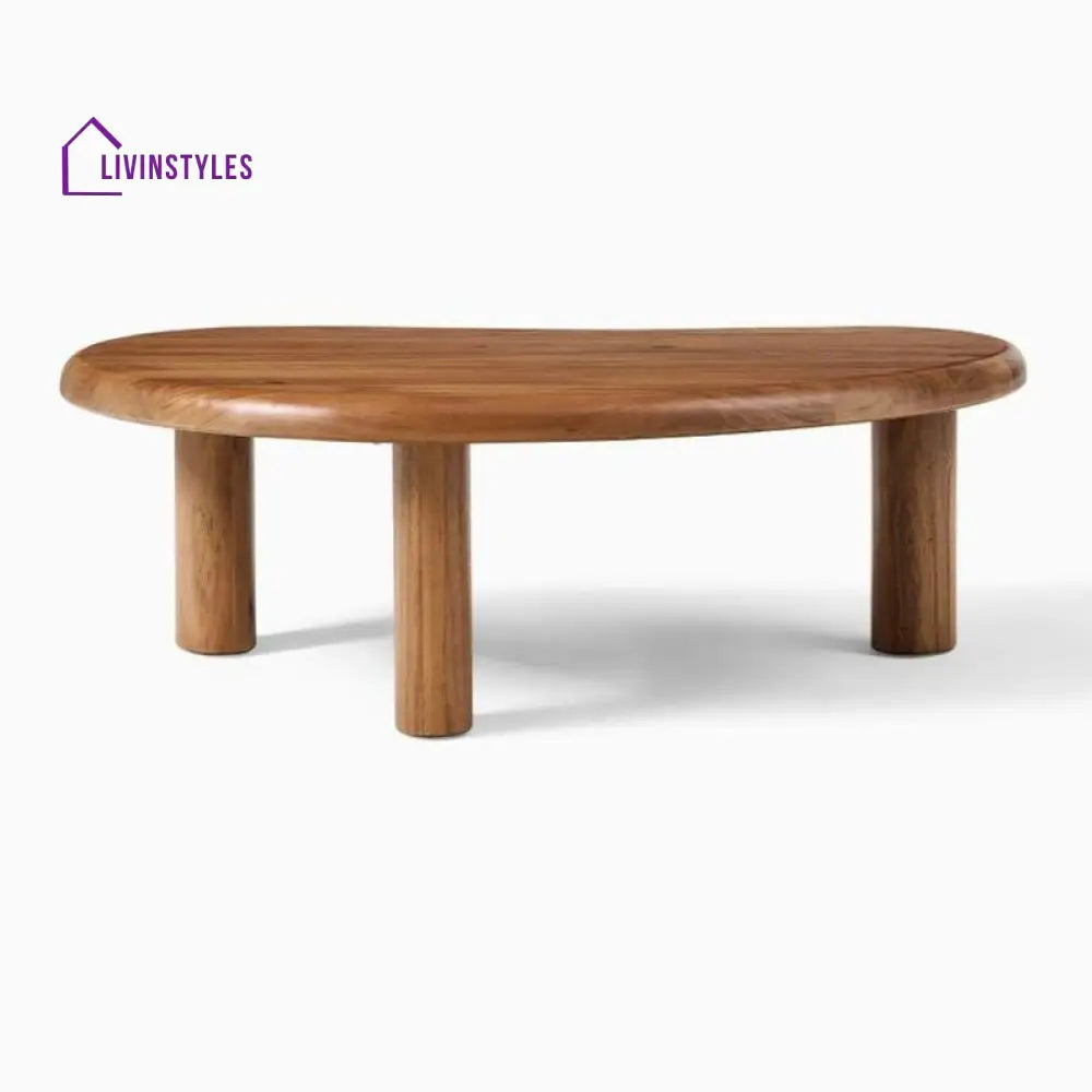 Ekisha Solid Wood Coffee Table for Living Room