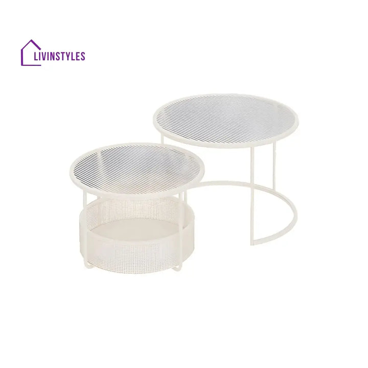 Ekisha Stainless Steel Coffee Table for Living Room