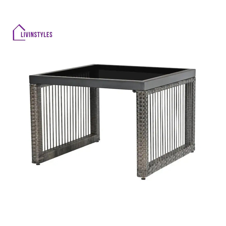 Eldric Outdoor Patio Seating Set 2 Chairs and 1 Table Set (Grey) - Coffee Table Sets