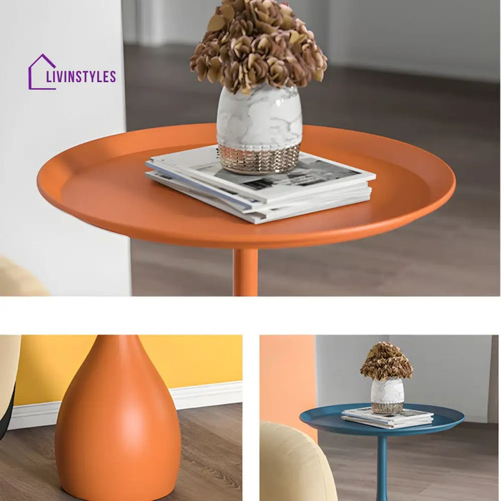 Eleanor Metal Side Table for Living Room