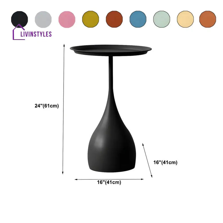 Eleanor Metal Side Table for Living Room