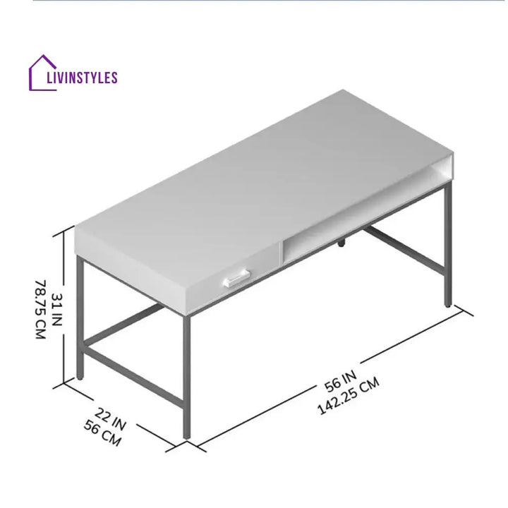 Elena Solid Sheesham Wood Study Table for Students