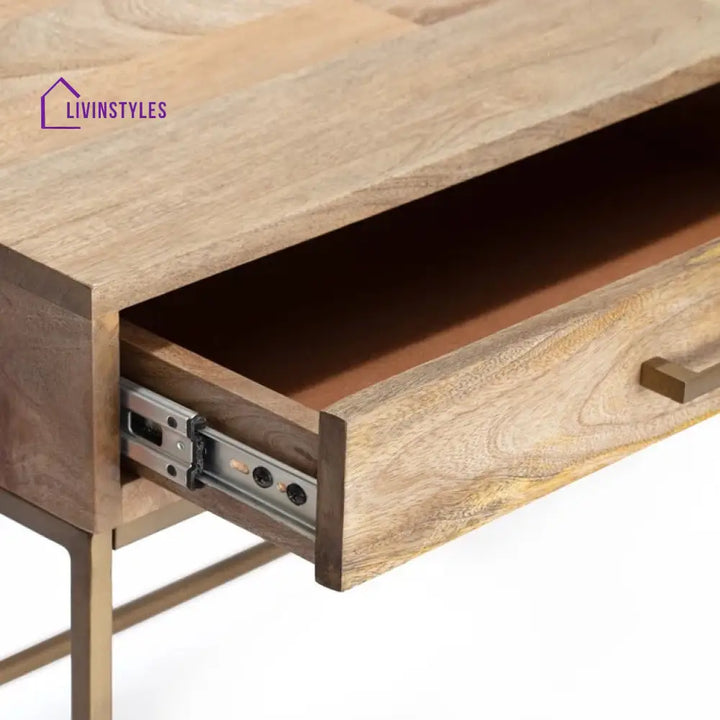 Elena Solid Sheesham Wood Study Table for Students
