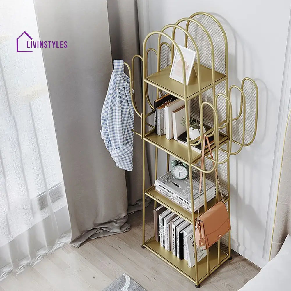 Elena Stainless Steel Storage Shelves | Bookshelves