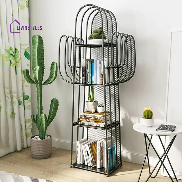 Elena Stainless Steel Storage Shelves | Bookshelves