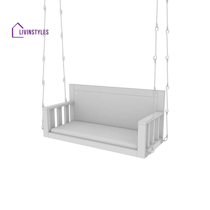 Elina Southern Western Dark Finished Wooden Handmade Swing Swing