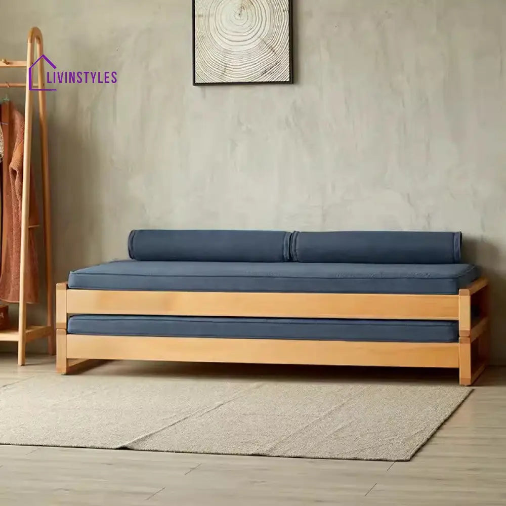 Japandi Solid Wood Stackable Sofa Bed SOFA BED