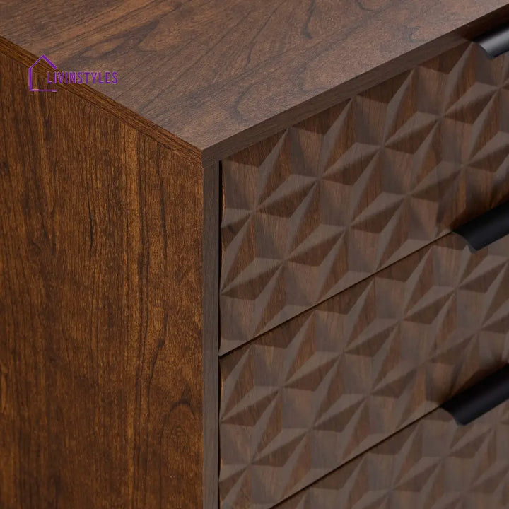 Eliseo 6 Drawer Chest - Walnut Chest of Drawers