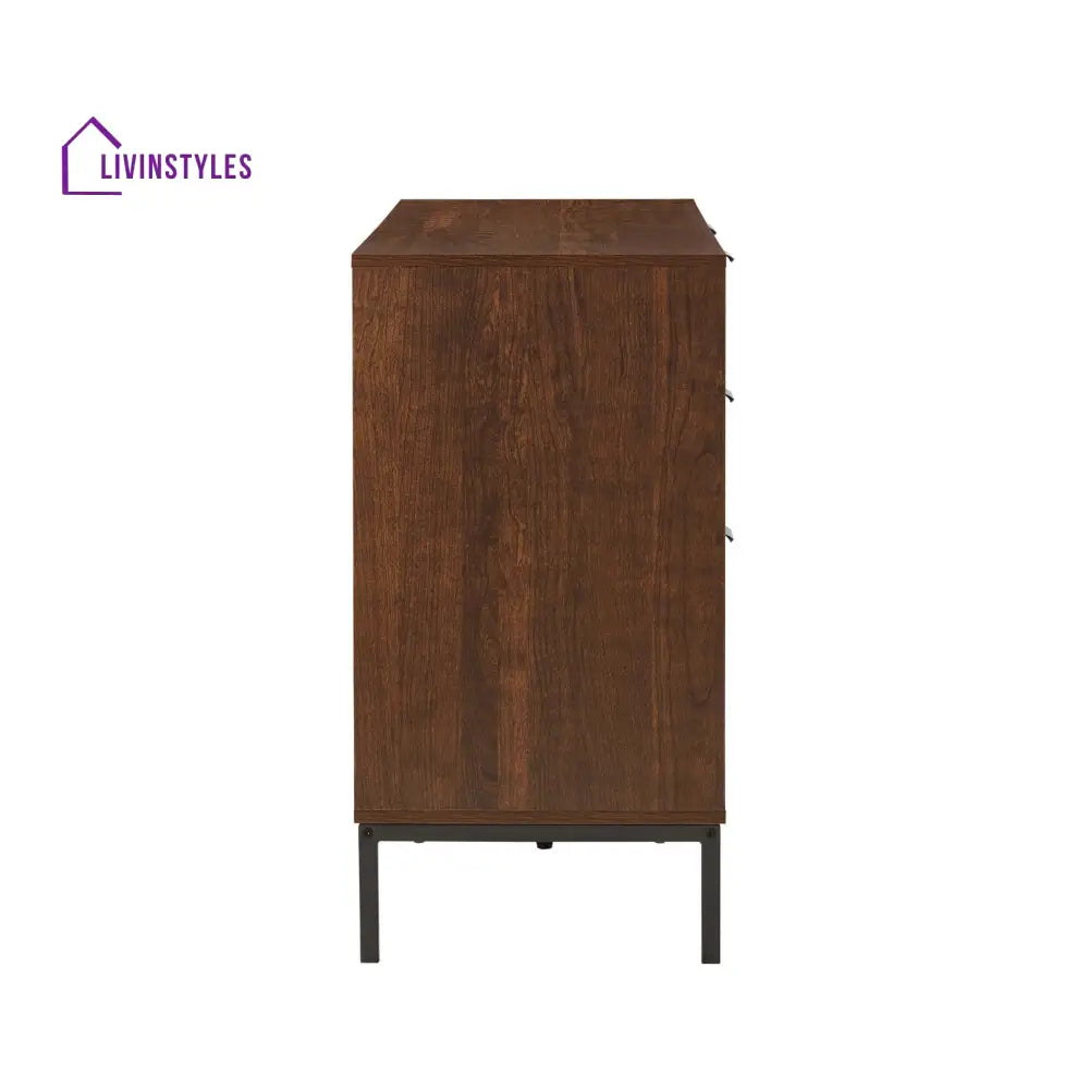 Eliseo 6 Drawer Chest - Walnut Chest of Drawers
