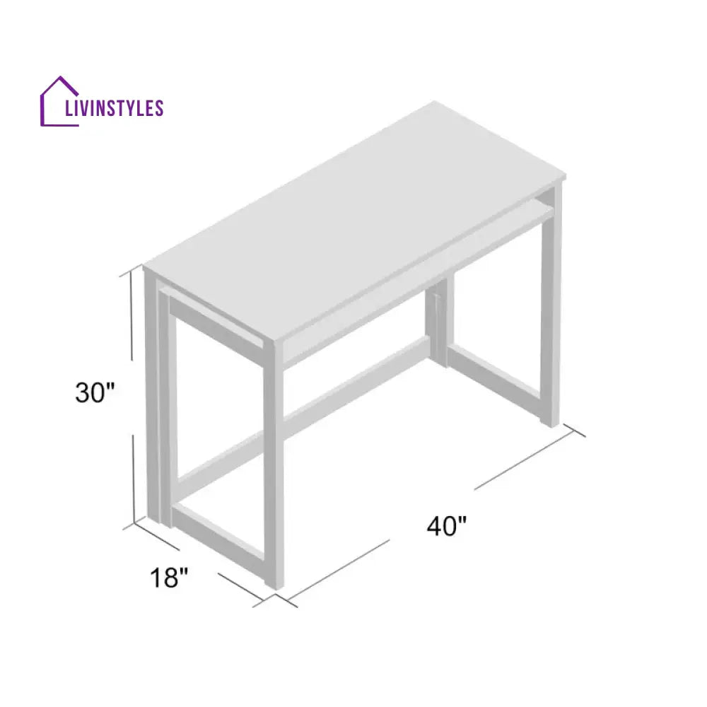 Elizaveta Solid Wood Study Table for Students