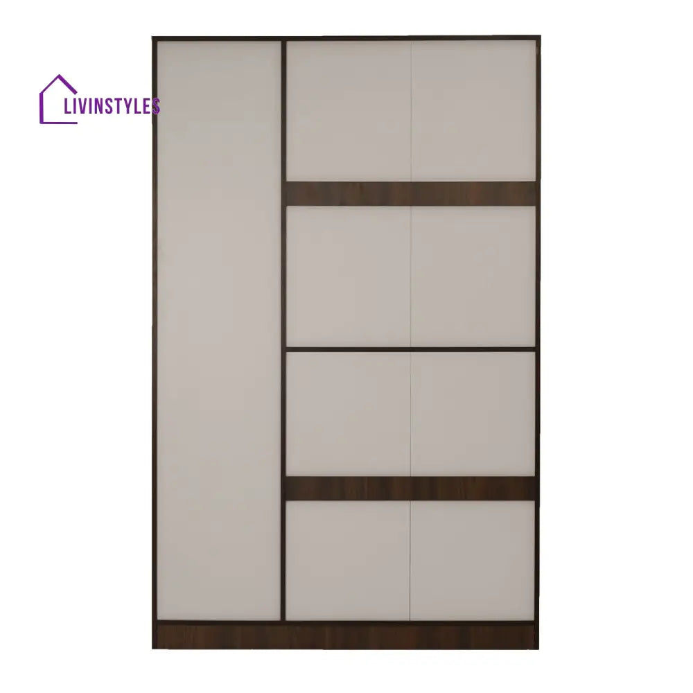 Konstantin 3 Door Wardrobe with Mirror (Walnut) Home Furniture