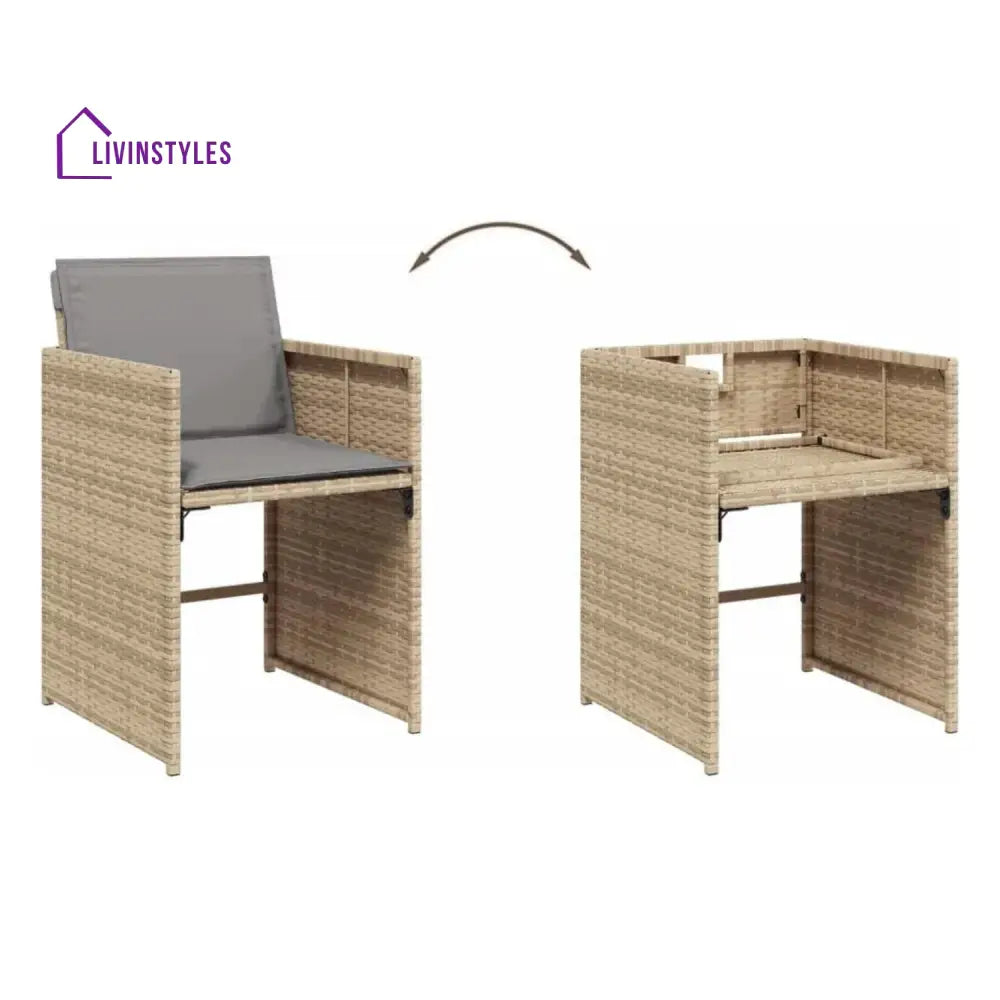 Elowen 11-Piece Outdoor Rattan Wicker Dinning Set - Dining Set