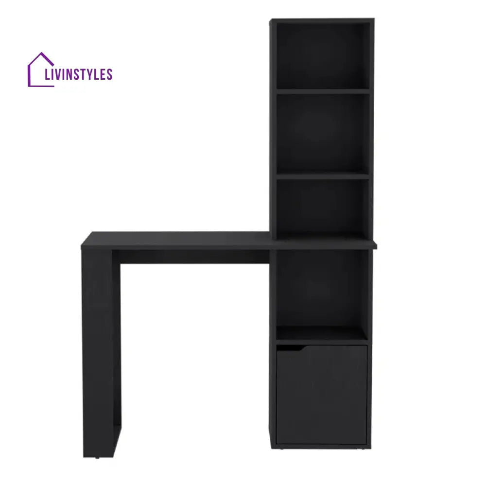 Elvira Black Study Table for Students