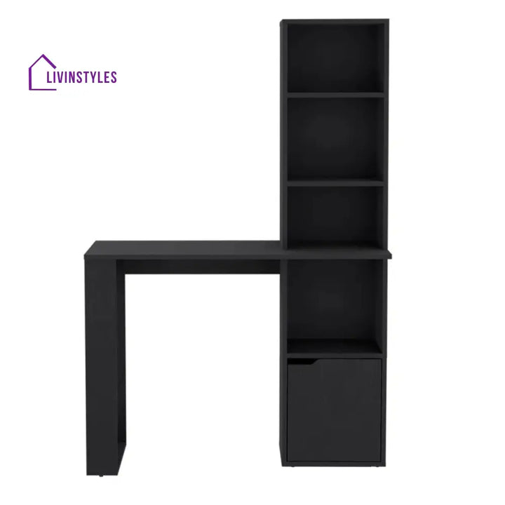 Elvira Black Study Table for Students