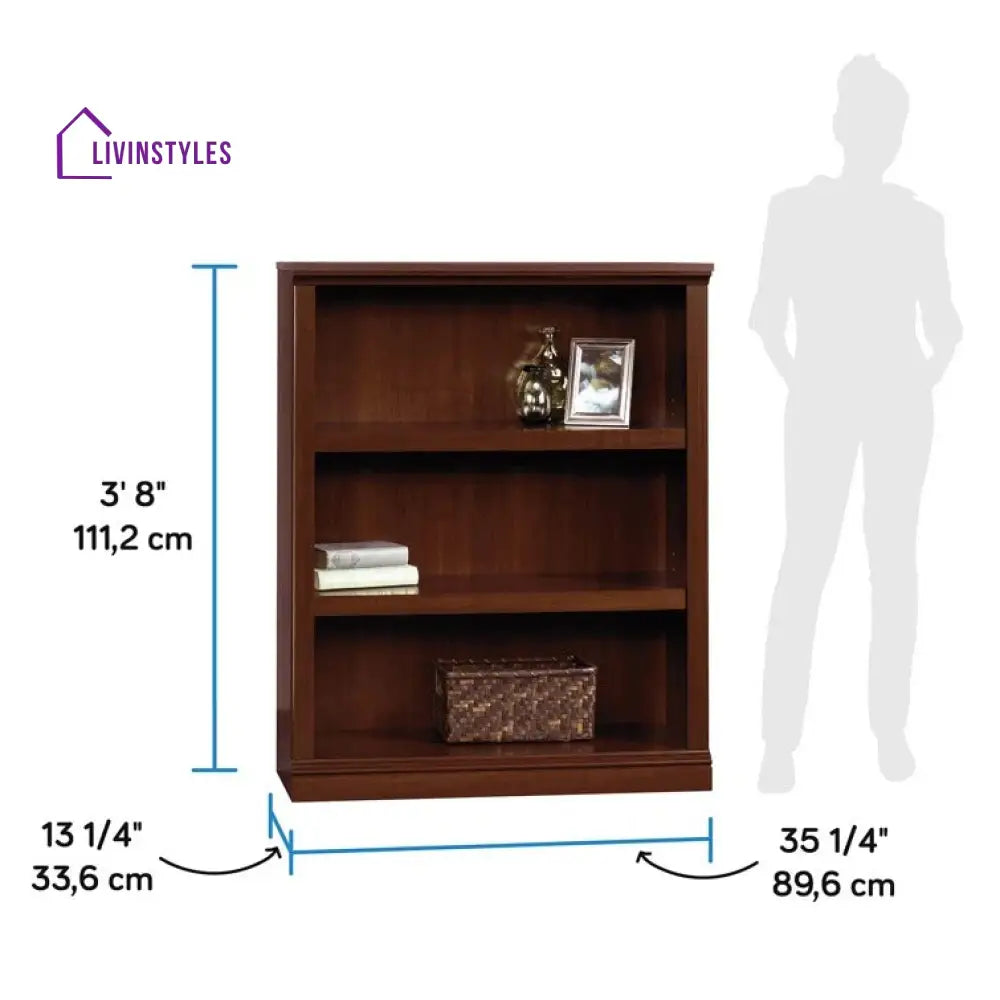 Elvira Solid Wood Bookshelves | Bookshelf for Living Room | Bedroom | Drawing Room | Study Room